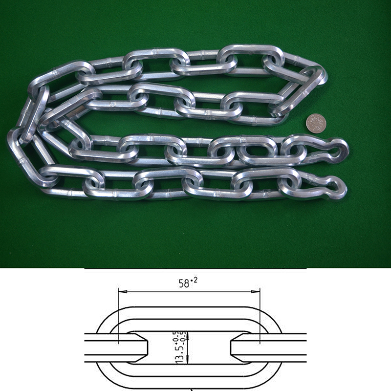 Cadenas hexagonales de aleación de acero de 10 mm (revestimiento de zinc respetuoso con el medio ambiente)